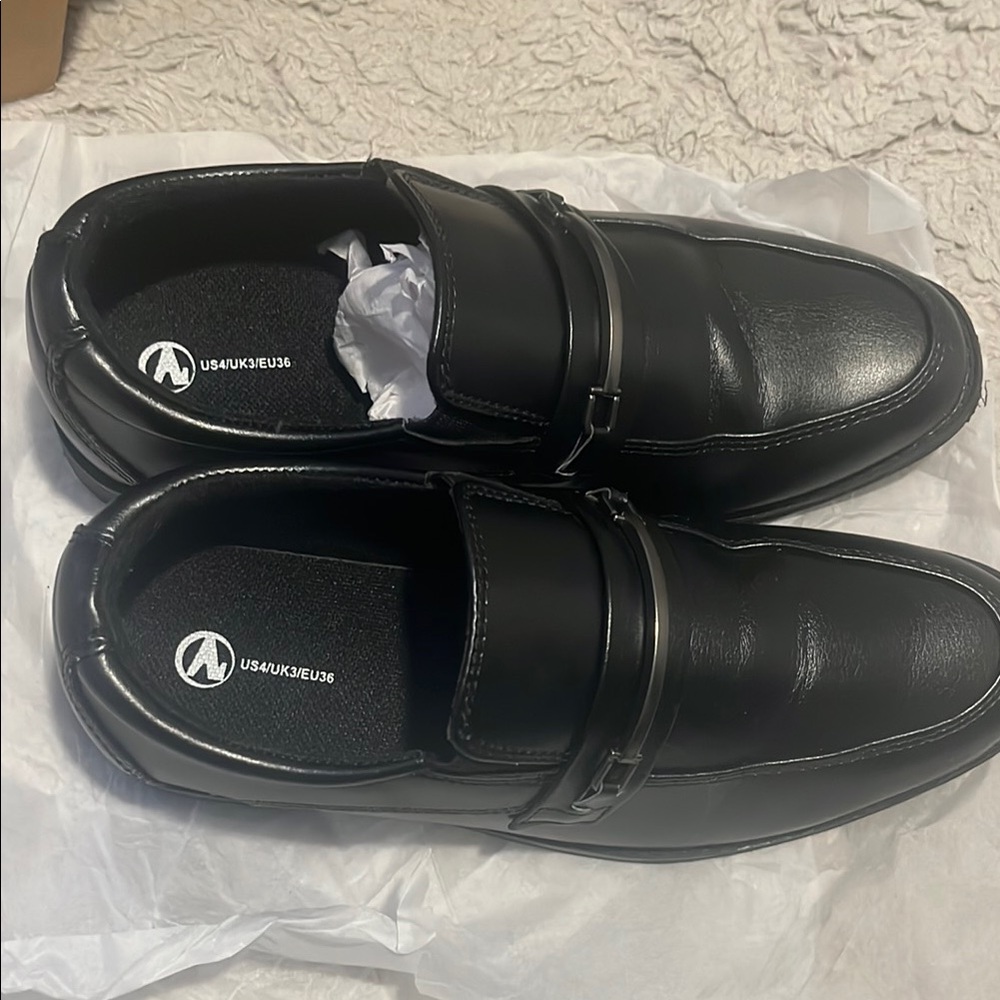 Boy Black Loafers